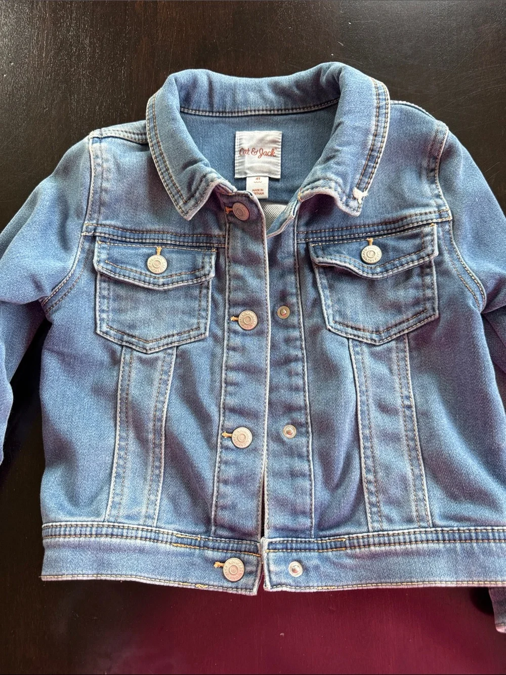 Cat & Jack Boys' Blue Denim Jean Jacket